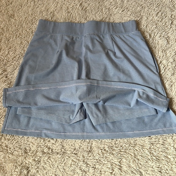 IZOD Golf Skirt Striper Short Lined Elastic Waist Pockets Size S - Picture 6 of 13